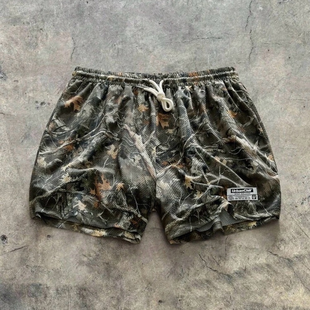 Urban Outfitters Camouflage Shorts with Drawstring